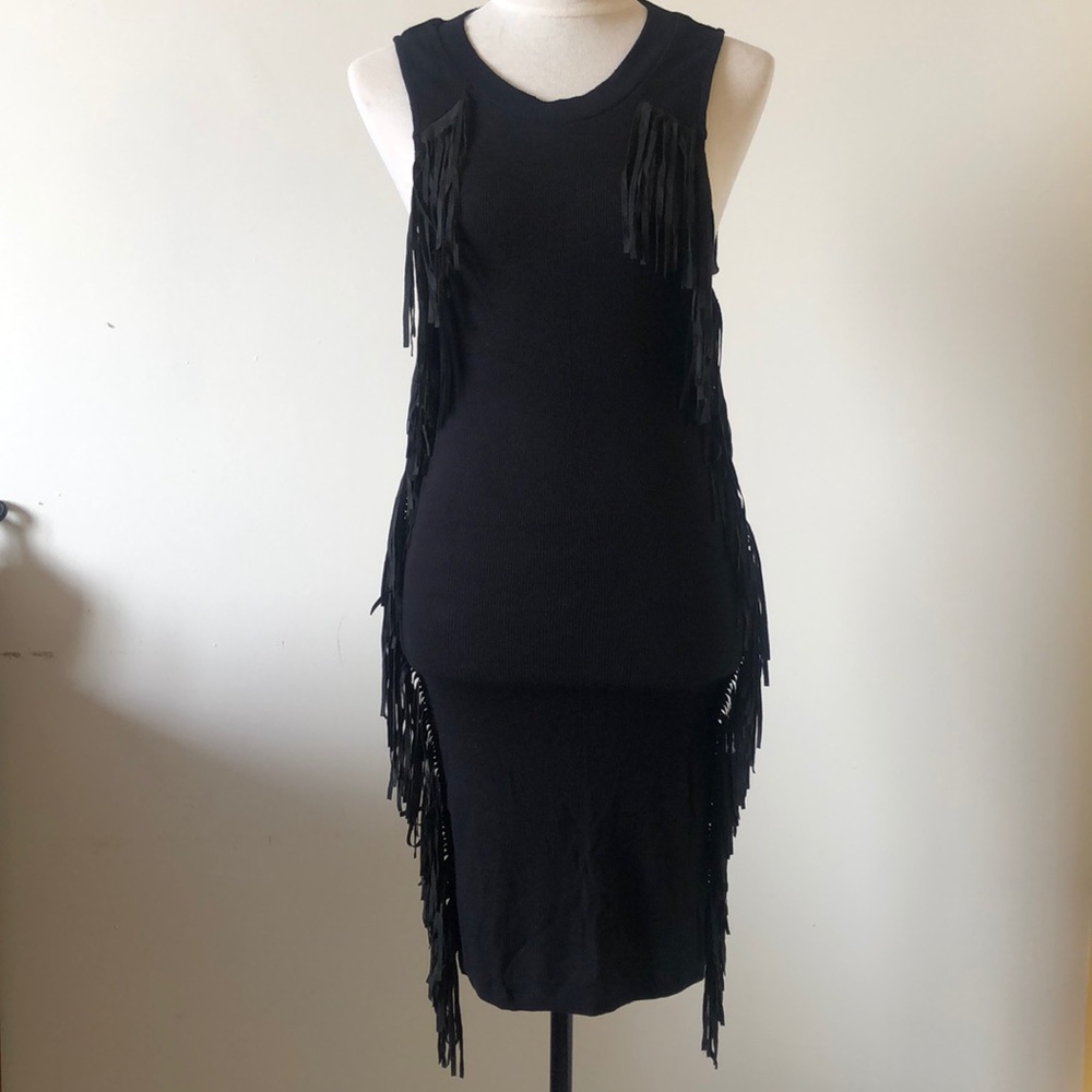 2/$30⭐️ Suede Fringe Dress